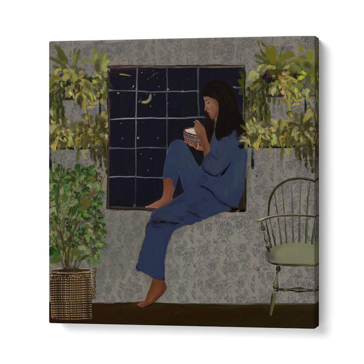 LATE NIGHT TREAT , PORTRAITS & FIGURATIVE ILLUSTRATIONS