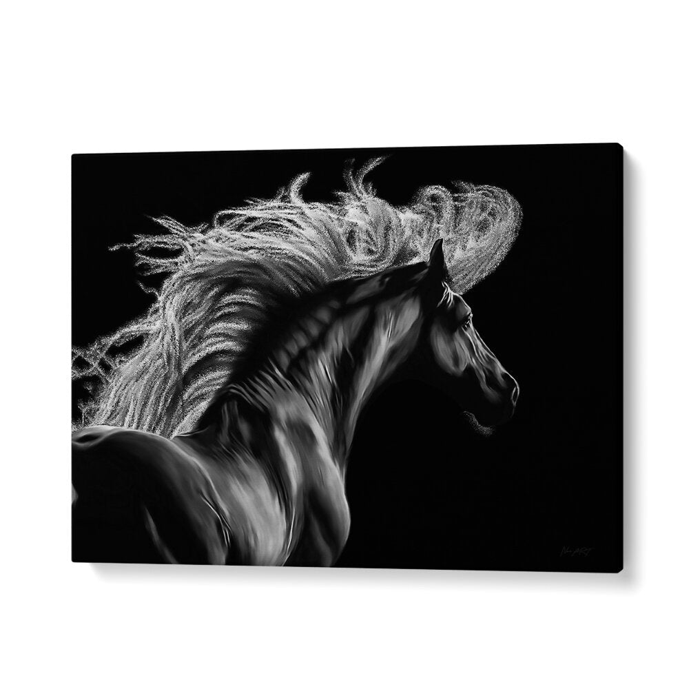 Stunning LE EQUUS, ANIMAL PAINTINGS featuring a majestic horse, perfect for enhancing your artistic home decor.