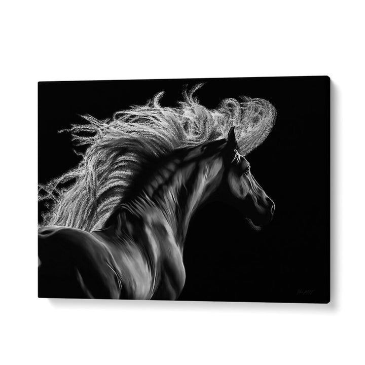 Stunning LE EQUUS, ANIMAL PAINTINGS featuring a majestic horse, perfect for enhancing your artistic home decor.