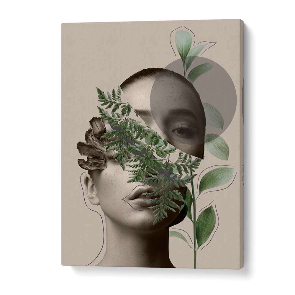 Stunning LILI III, PORTRAITS artwork features a blend of abstract and figurative illustrations for captivating decor.