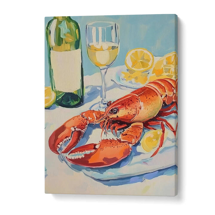 LOBSTER AND WINE , KITCHEN POSTERS