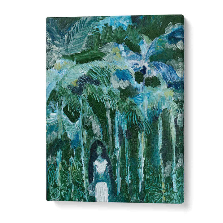 LOCAL IN TROPICAL FOREST , FLORAL FLOWER PAINTINGS