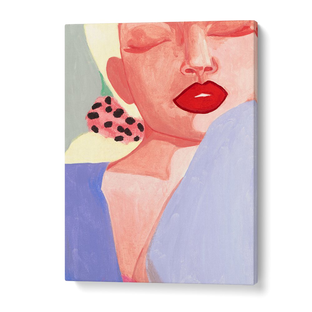 Stylish LUNE II, PORTRAITS artwork featuring a vibrant figure, perfect for modern home decor and design.