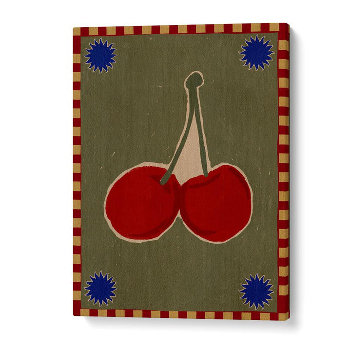 Stylish LUSH DUO, KITCHEN POSTERS featuring vibrant cherry artwork for a chic kitchen decor upgrade.