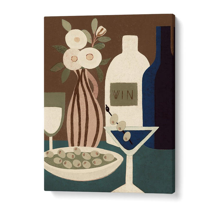 MARTINI WINE AND OLIVES