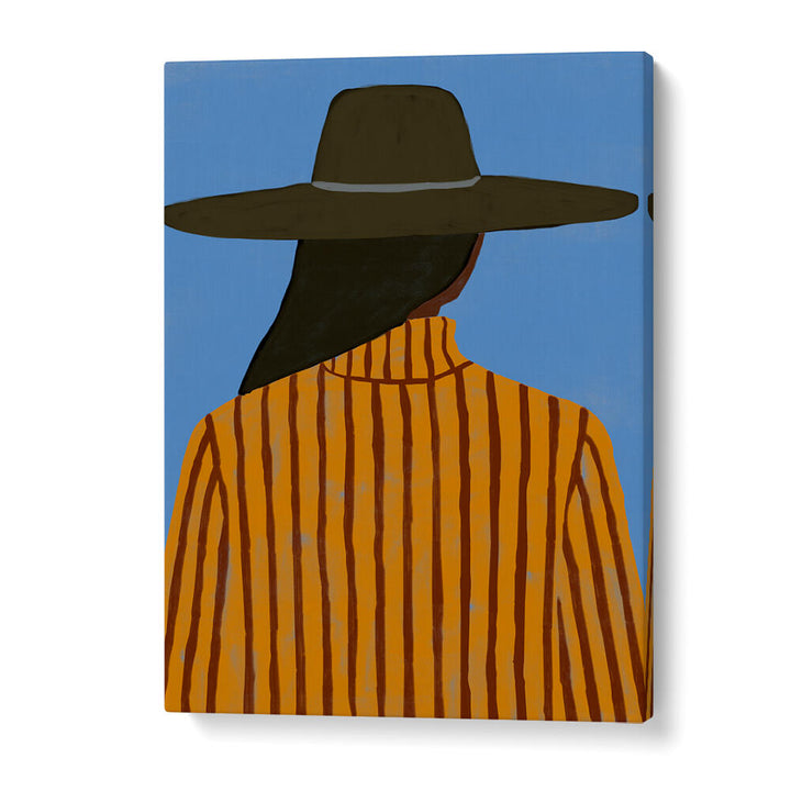 MODERN WOMAN WITH HAT , FASHION POSTERS