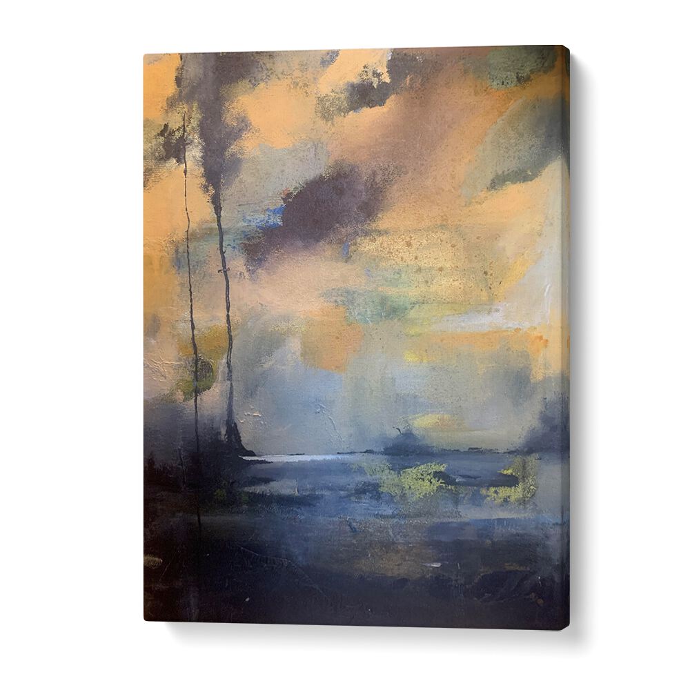 MOODY SKY, ABSTRACT PAINTINGS showcase vibrant colors and emotion, perfect for enhancing any space.