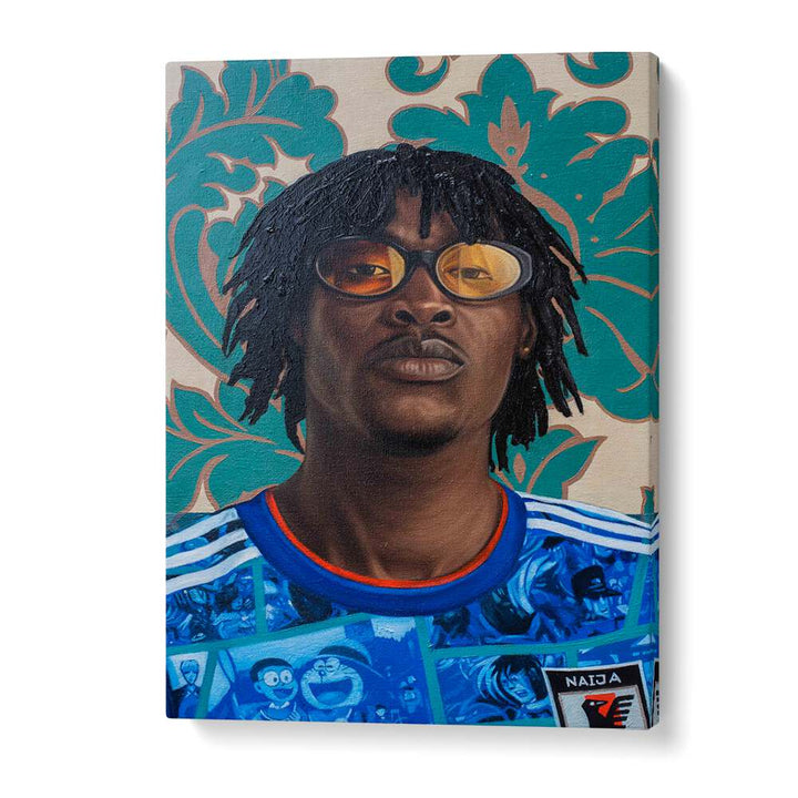 Vibrant NAIJA ANIME, AFRICAN ART PAINTINGS showcasing a unique blend of anime and African cultural motifs.