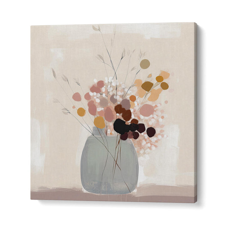 MUTED BLOOMS , FLORAL FLOWER PAINTINGS