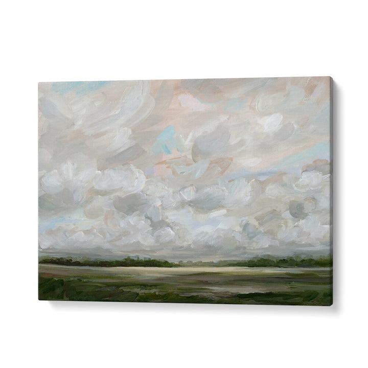 Muted Prairie, abstract paintings showcasing serene landscapes, perfect for enhancing your home decor.