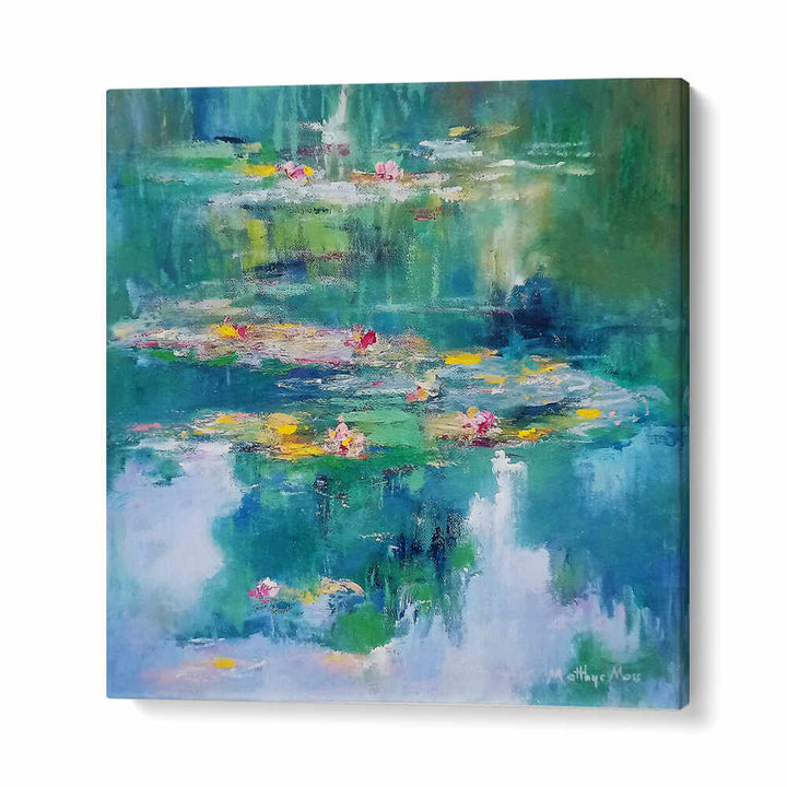 MYSTIC LILIES , FLORAL FLOWER PAINTINGS