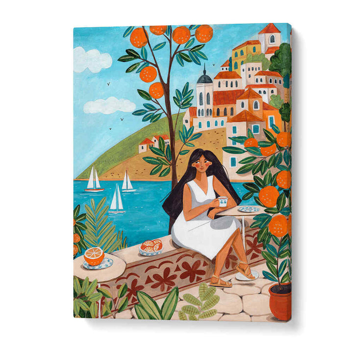 MEDITERRANEAN BLISS , PORTRAITS & FIGURATIVE ILLUSTRATIONS