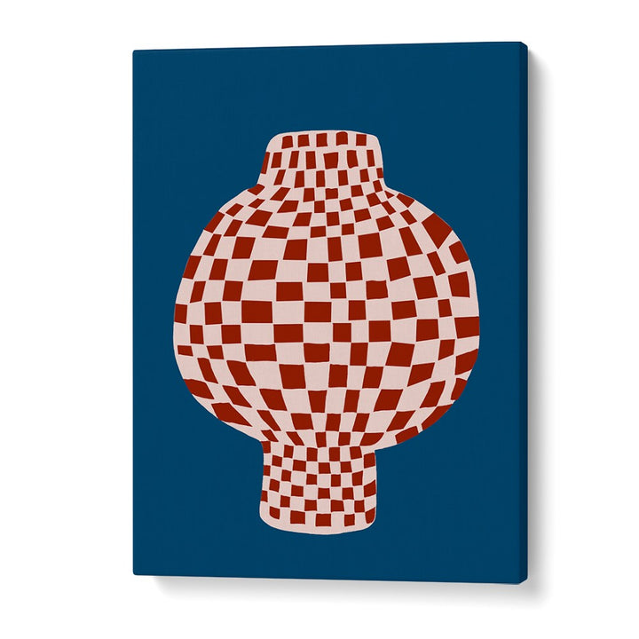 OPTICAL CHECKERED VASE