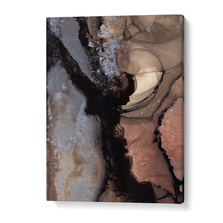 ORGANIC SHAPES WITH EARTHY TONES , ABSTRACT PAINTINGS