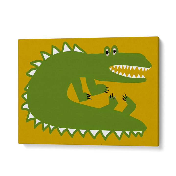 PLAYFUL GREEN ALLIGATOR