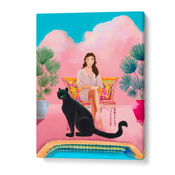 POOLSIDE BLISS , PORTRAITS & FIGURATIVE ILLUSTRATIONS