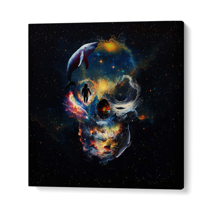 PORTAL SKULL , SURREAL ART PRINTS