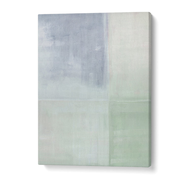 PASTEL PAINTED WALL GREY GREEN , ABSTRACT PAINTINGS