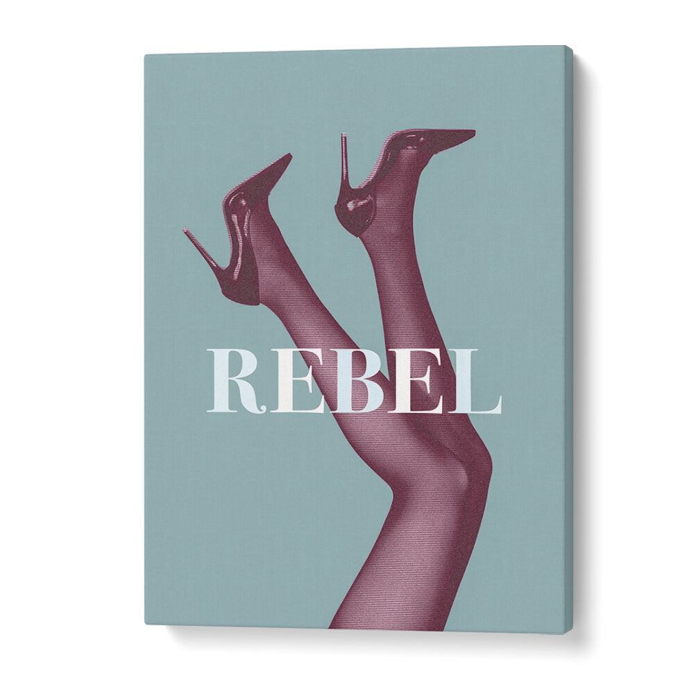 Stylish REBEL IV Fashion Posters feature chic high heels, perfect for modern home decor and artistic inspiration.