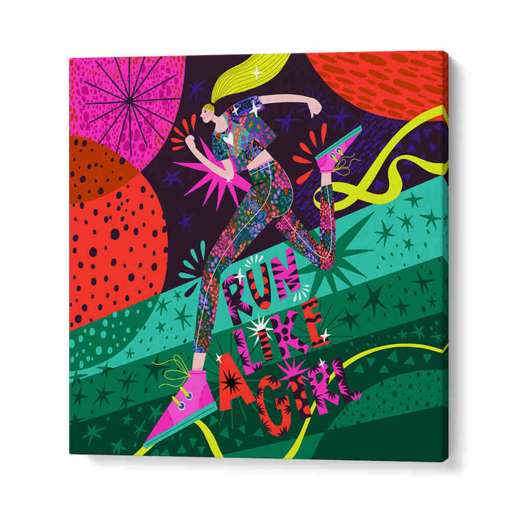 RUN LIKE A GIRL , FASHION POSTERS