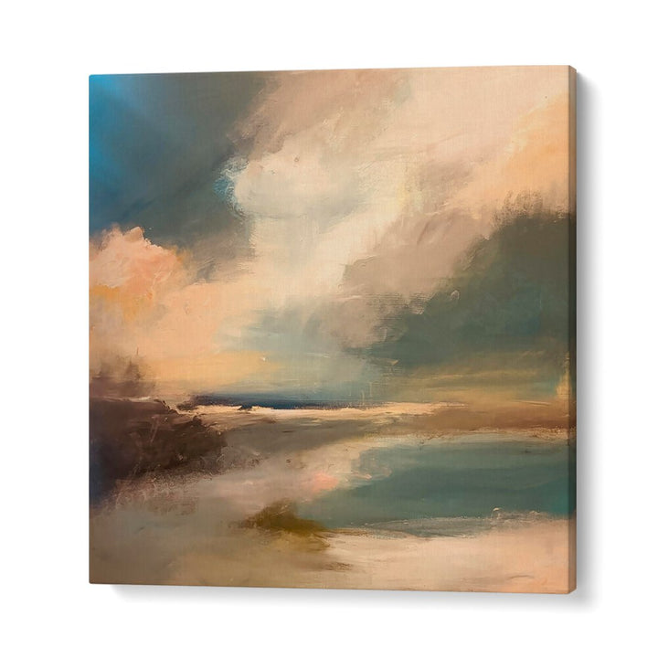 Vibrant SERENE SEASCAPE DYNAMIC SKY, LANDSCAPE PAINTINGS, perfect for adding tranquility to your living space.