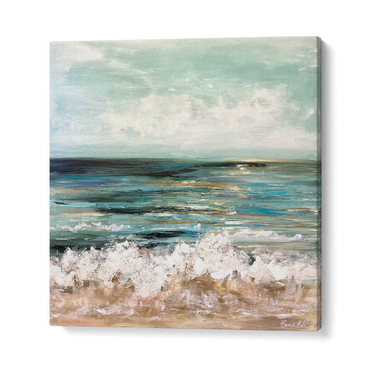Experience tranquility with our SERENE SEASCAPE, LANDSCAPE PAINTINGS, showcasing calming ocean waves and soothing colors.
