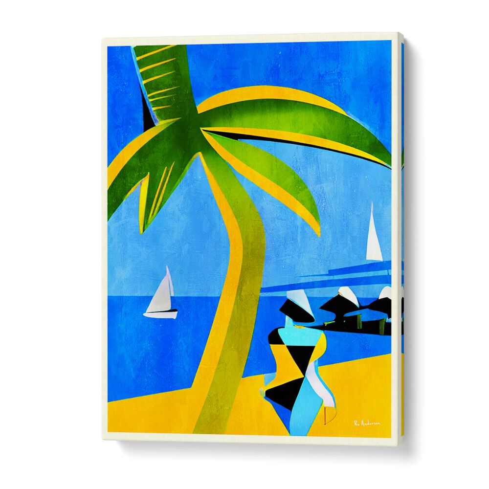 Vibrant TAHITI, BEACH PAINTINGS capturing tropical beauty, perfect for enhancing any living space or office decor.