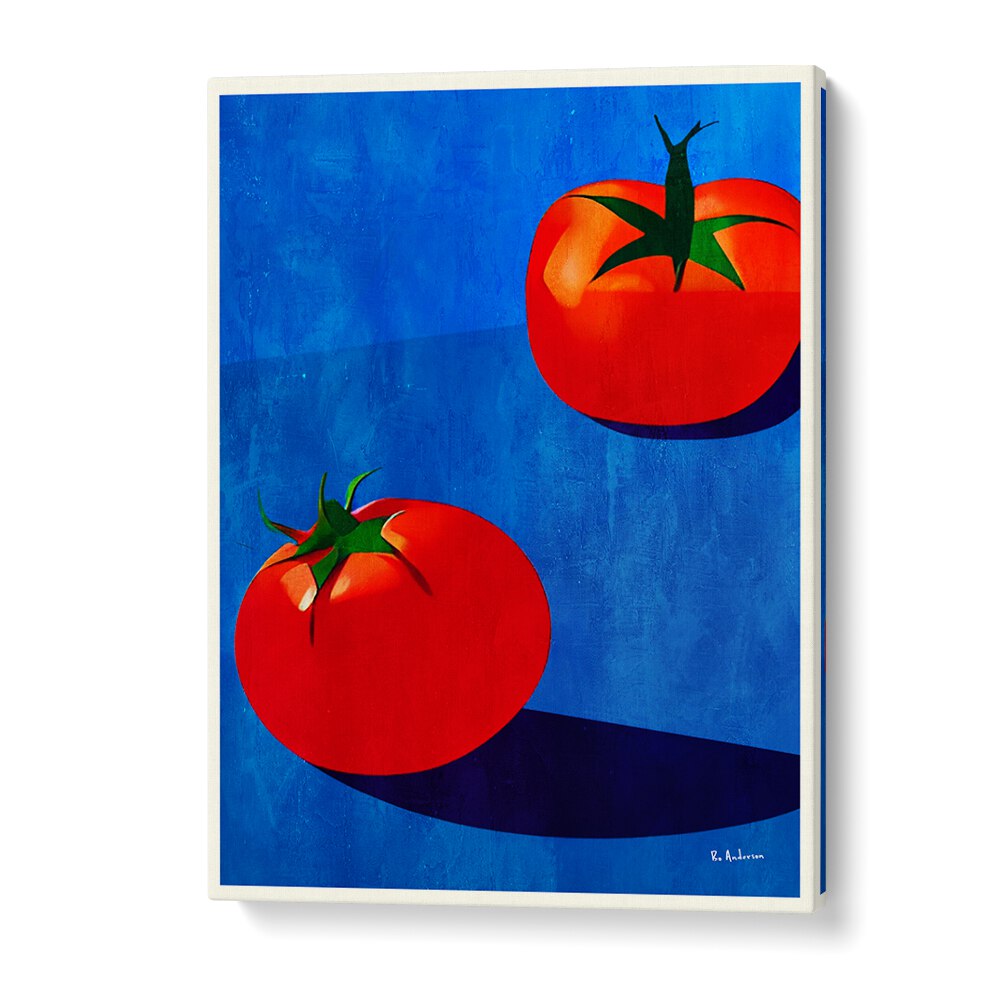Brighten your cooking space with DEUX TOMATES, KITCHEN POSTERS featuring a vibrant depiction of two tomatoes.