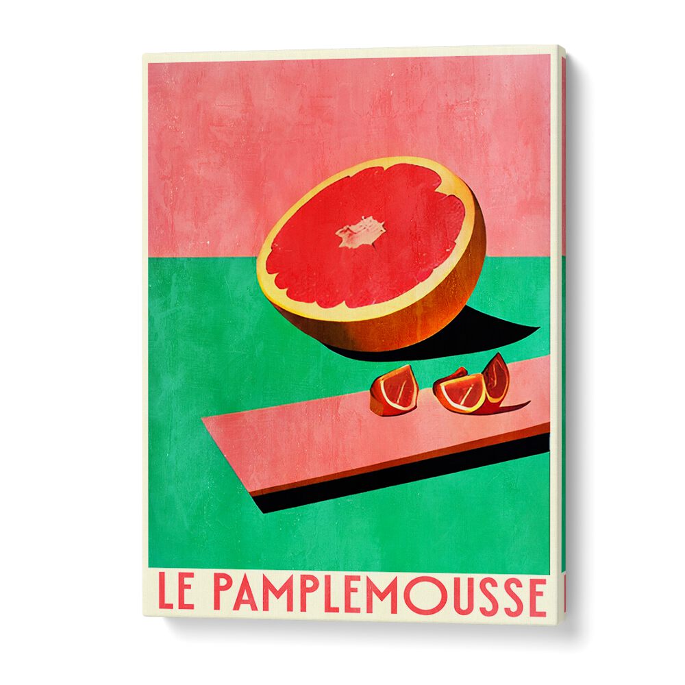 Vibrant LE PAMLEMOUSSE, KITCHEN POSTERS featuring a grapefruit design, perfect for transforming your kitchen decor.