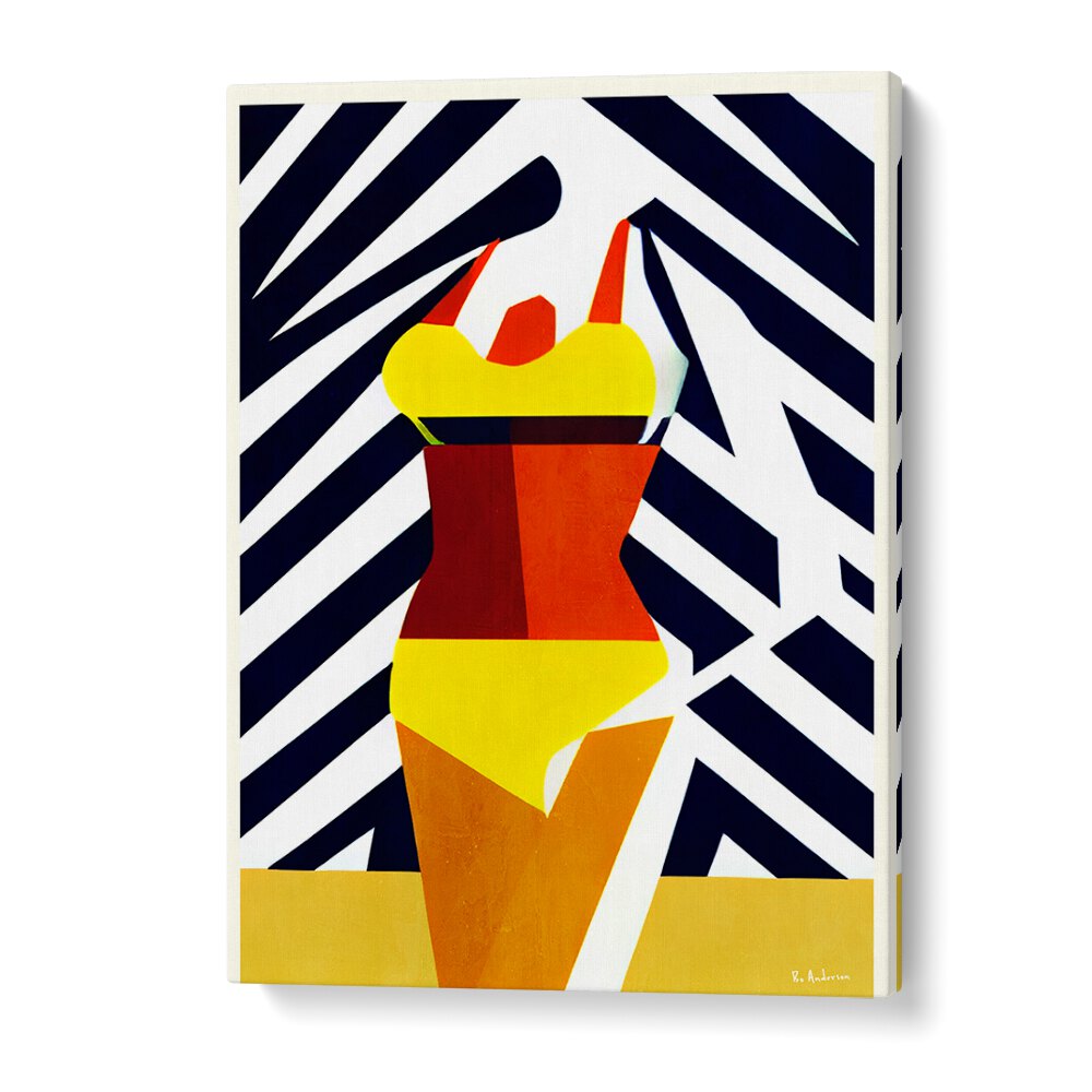 Vibrant BIKINI SUNSHINE DAYS, BEACH PAINTINGS bring summer energy to your space with bold colors and lively design.