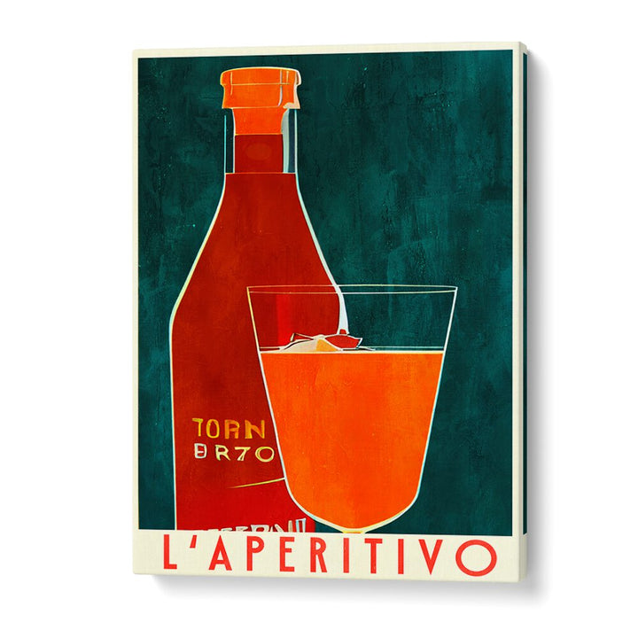 Sophisticated APERITIVO, BAR & CAFE ART featuring a vibrant drink and bottle, enhancing your social dining experience.