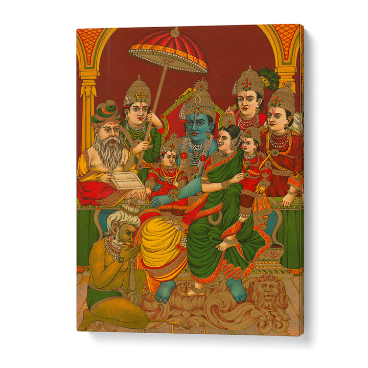 UTTARA RAMA CHARITRA , INDIAN ART PAINTINGS
