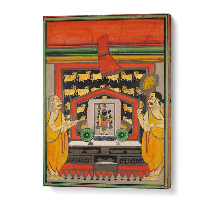 SANCTUM OF THE DARK LORD , INDIAN ART PAINTINGS