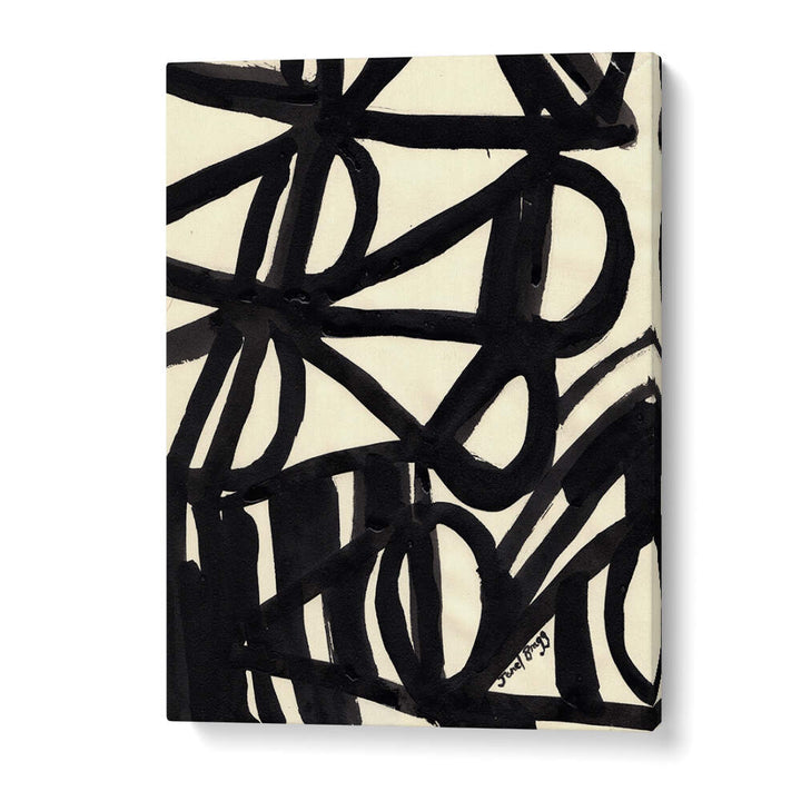 SHAPES AND LINES IN INK II ,ABSTRACT PAINTINGS