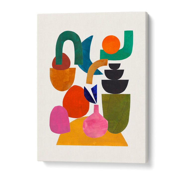 HAPPILY STACKED , GEOMETRIC ART PRINTS