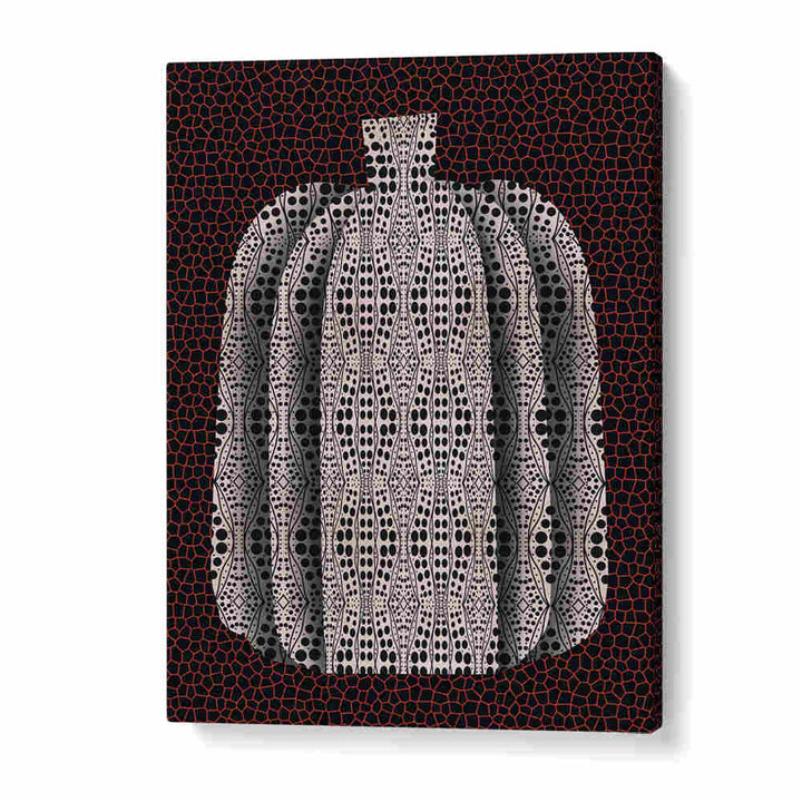 POLKA DOT PUMPKIN , FLORAL FLOWER PAINTINGS