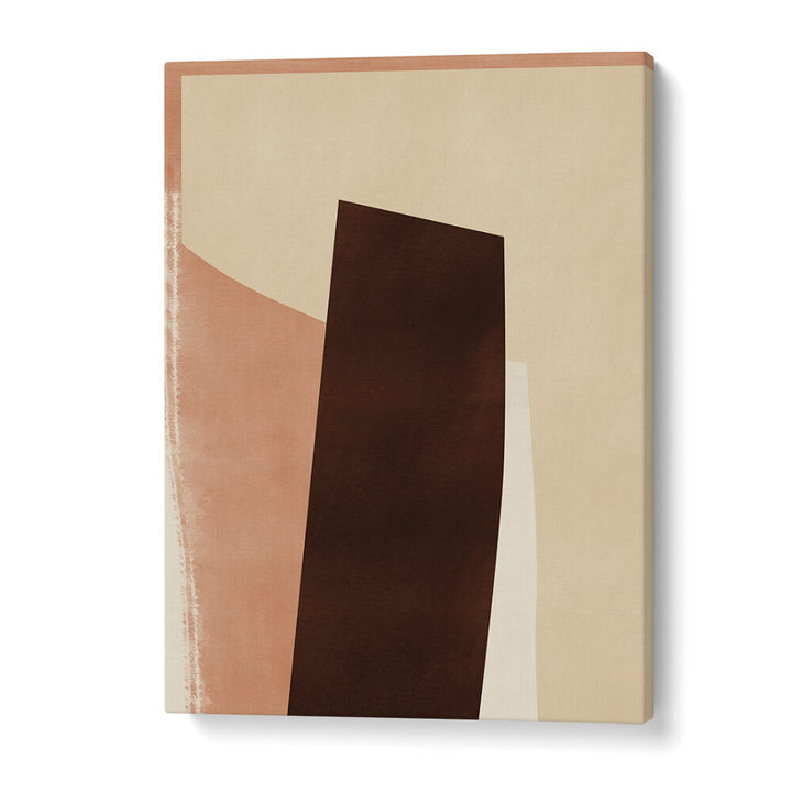 GEOMETRIC SHAPES IN EARTHY TONES , BOHO ART PAINTINGS