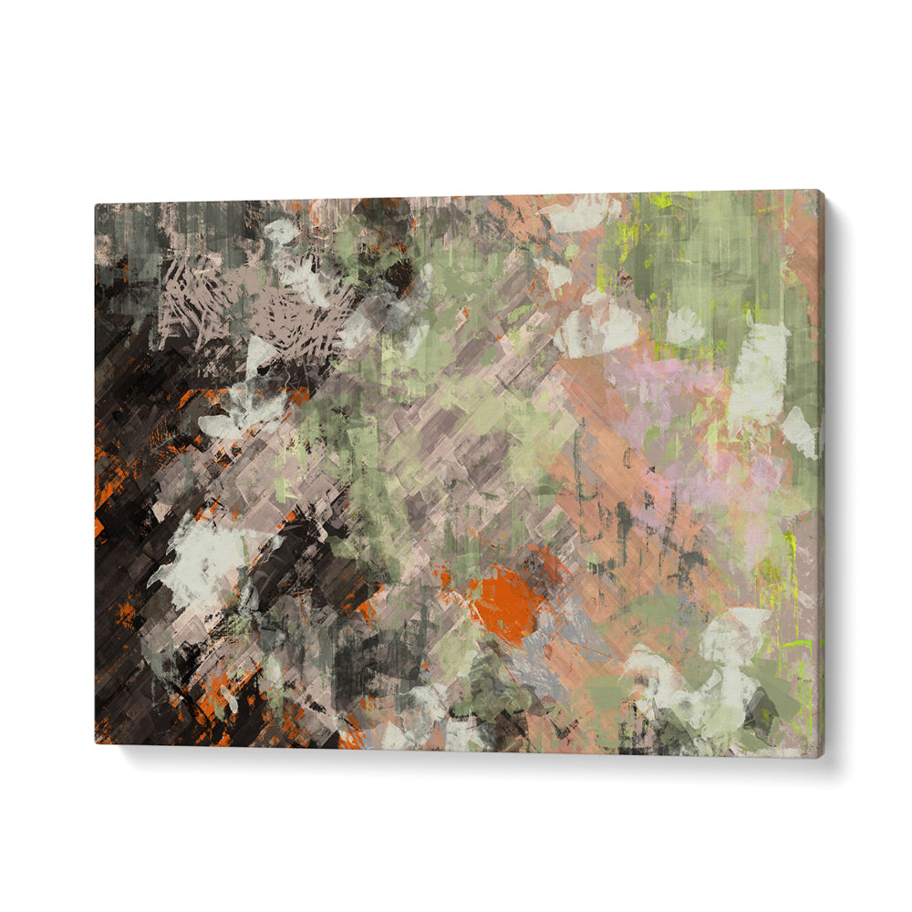 Enhance your decor with SHIPS THAT PASS IN THE NIGHT, ABSTRACT PAINTINGS, featuring earthy tones and dynamic brushwork.
