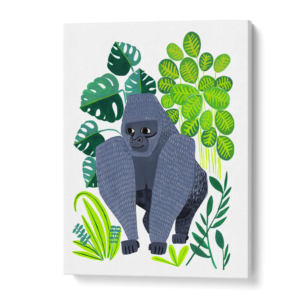 Vibrant SILVERBACK GORILLA KIDS ROOM PAINTINGS add a whimsical touch to your child's room decor and inspire imagination.