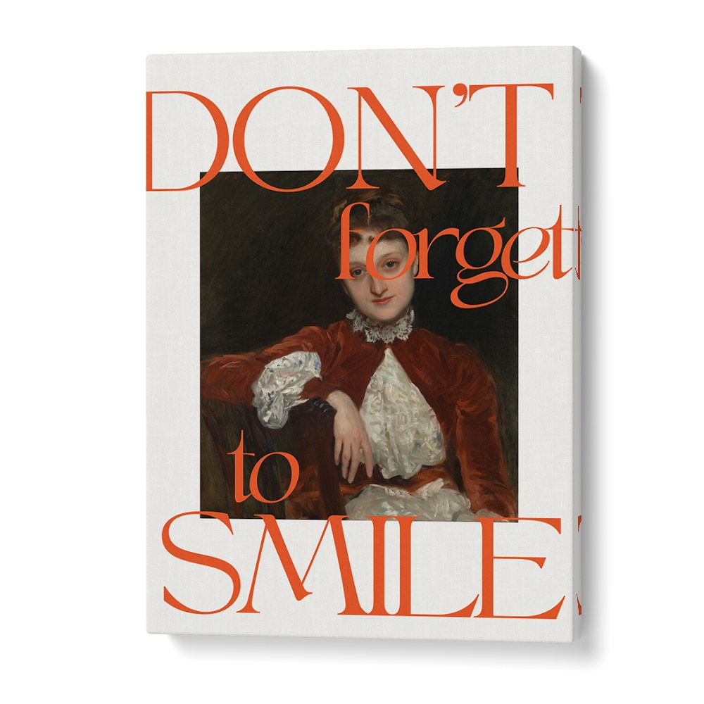 SMILING WOMAN ENCOURAGING WORDS