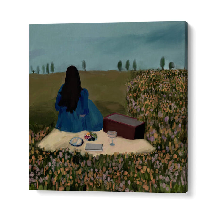 SOLO PICNIC DATE , PORTRAITS & FIGURATIVE ILLUSTRATIONS
