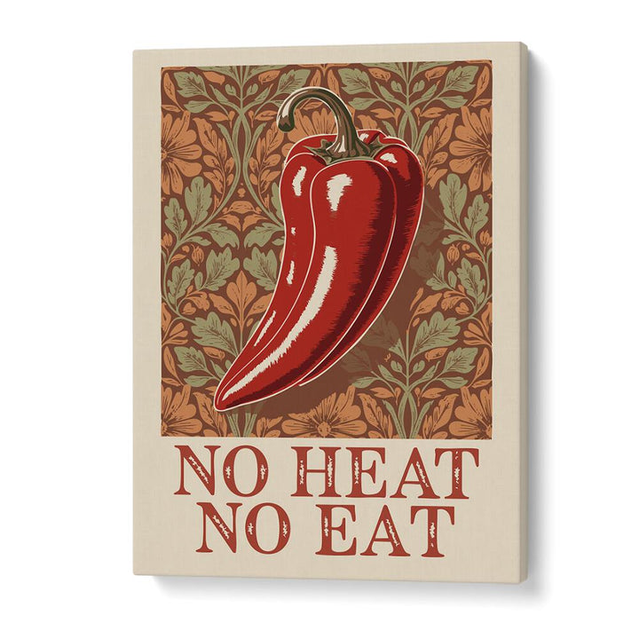 Vibrant SPICY ELEGANCE, KITCHEN POSTERS featuring a bold chili pepper design, perfect for enhancing your kitchen decor.