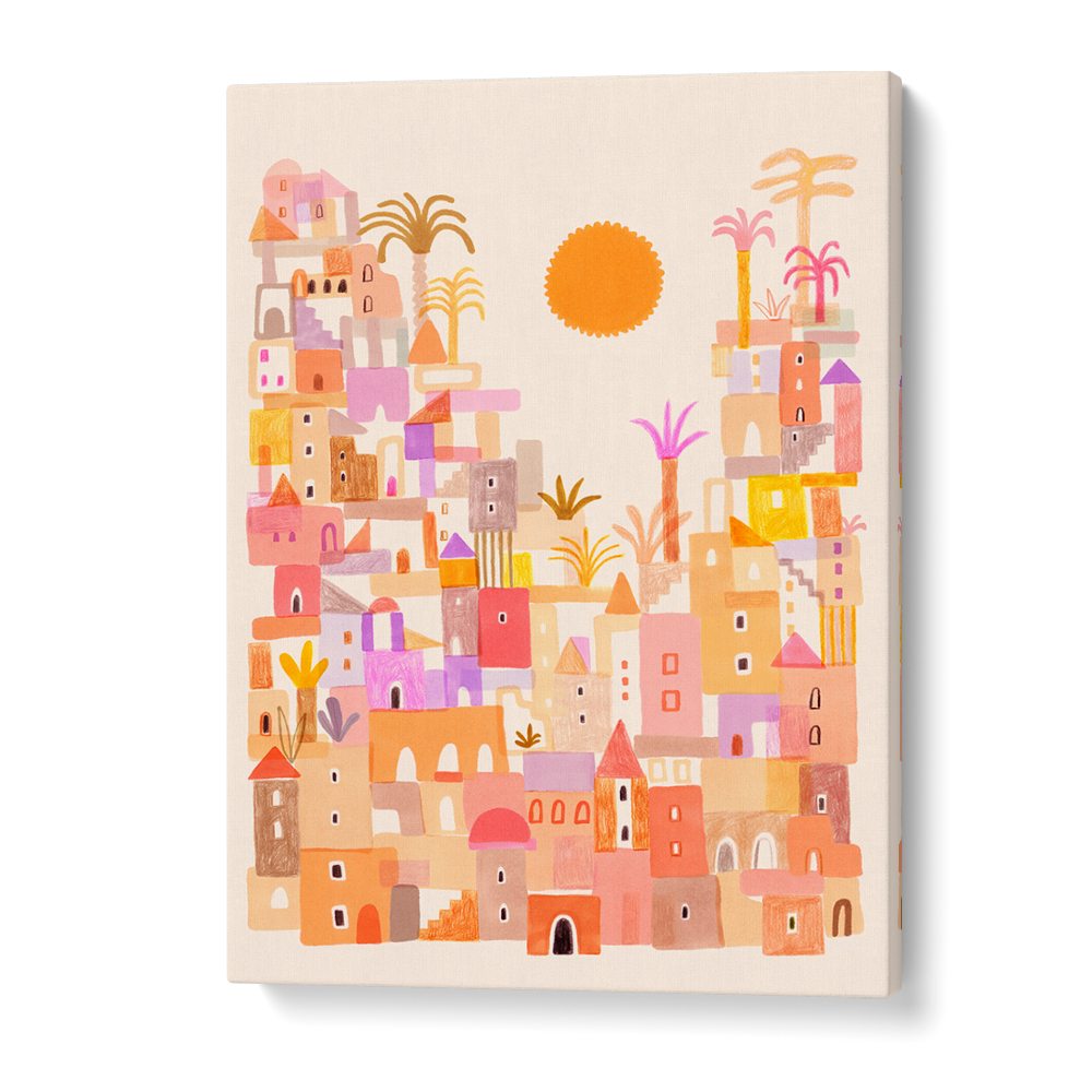 STACKED COLORFUL DESERT TOWN
