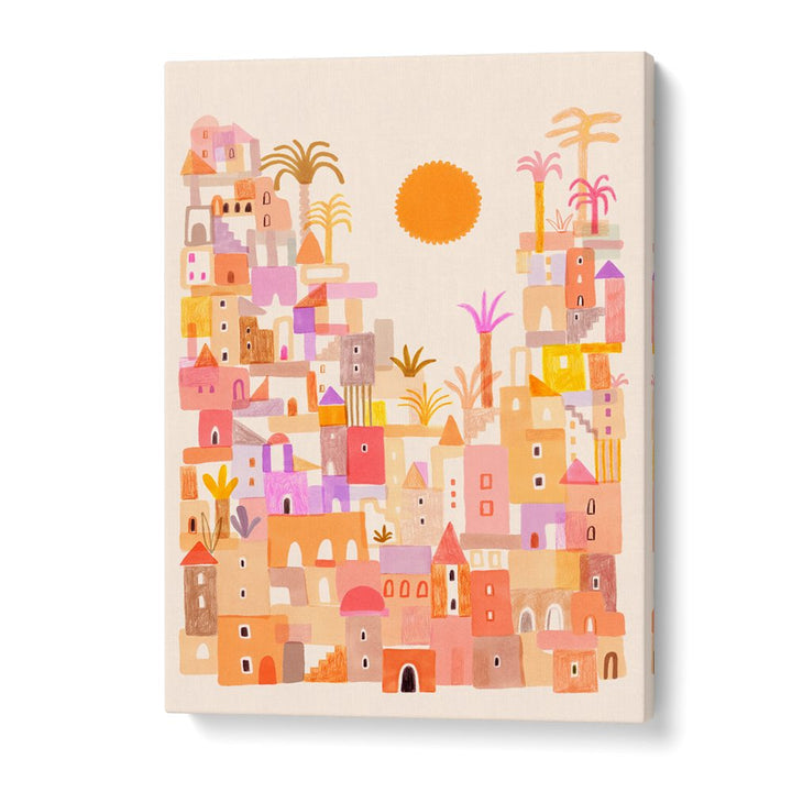 STACKED COLORFUL DESERT TOWN
