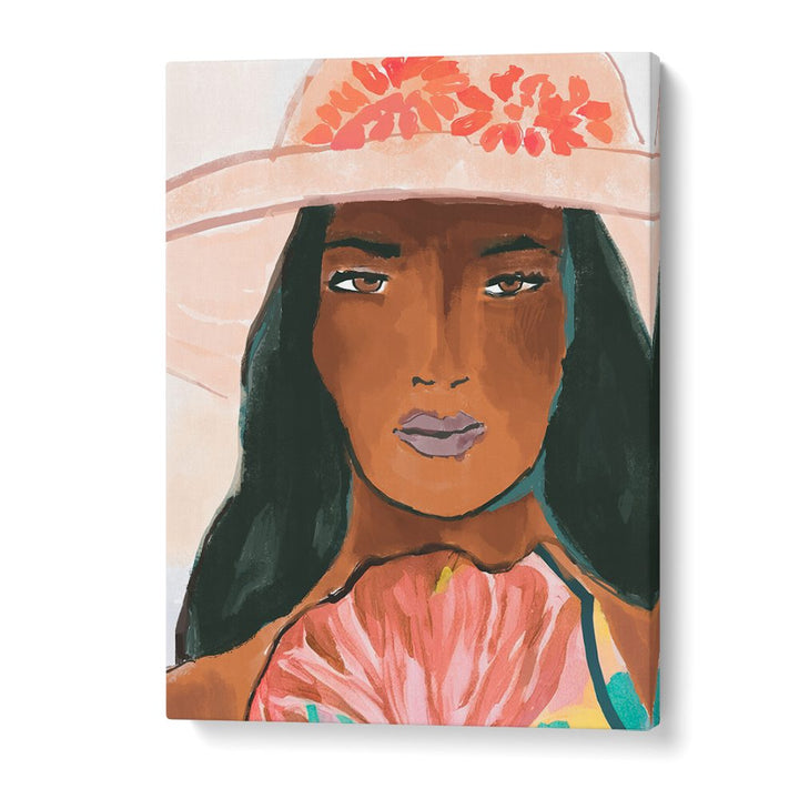 STYLISH WOMAN FLORAL HAT