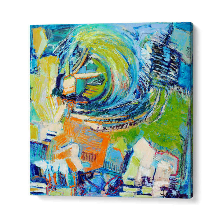 SWIRLING PATTERNS , ABSTRACT PAINTING