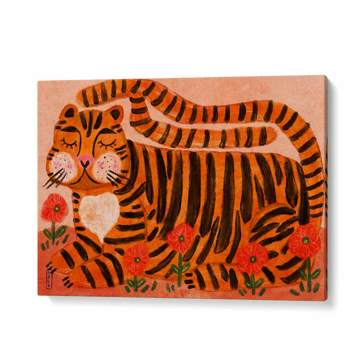 SLEEPING TIGER , KIDS ROOM PAINTINGS