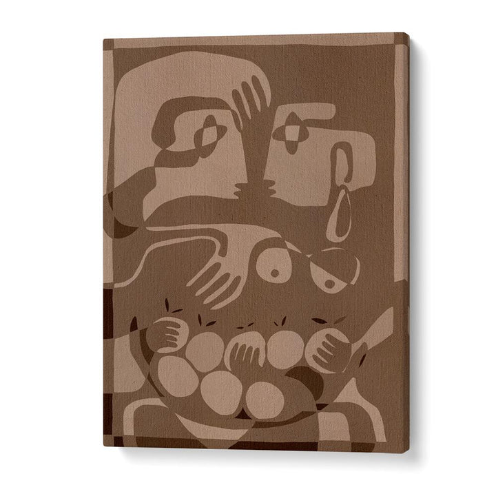 Experience the beauty of SOIL AND SPIRIT, PORTRAITS, a stunning figural illustration enhancing holistic wellness.