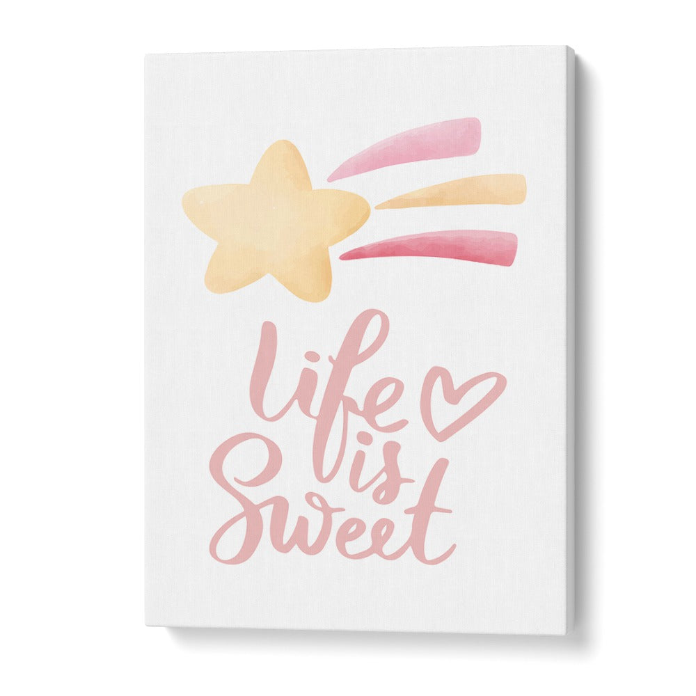 Brighten your child's space with SWEET STARB, KIDS ROOM PAINTINGS featuring a charming star design and inspiring message.