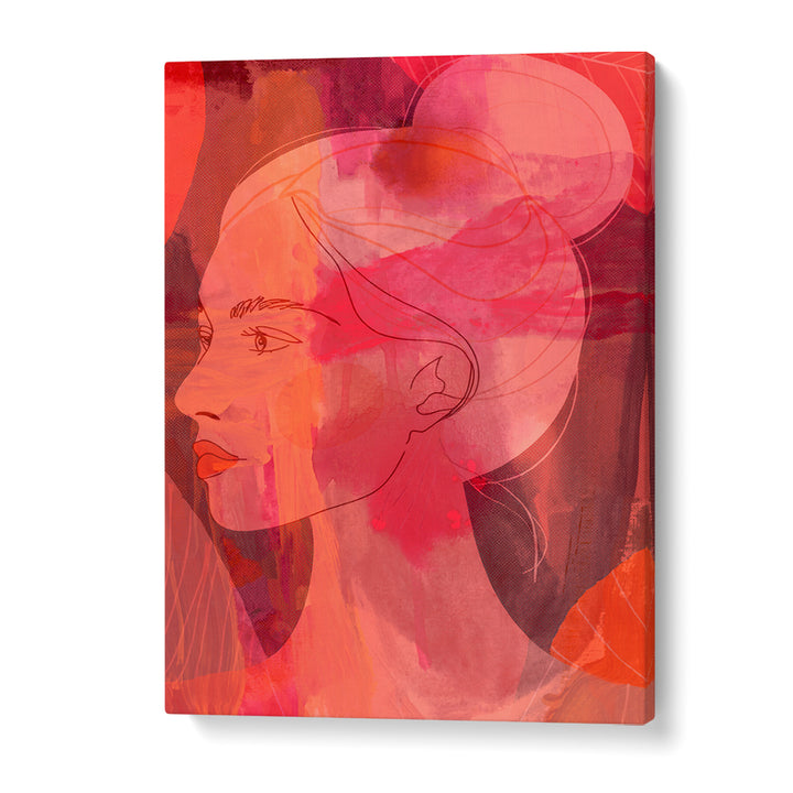 Explore the essence of feminine energy with THE FEMININE COSMIC SPIRIT I , PORTRAITS, a vibrant spiritual artwork.